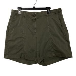 J. Jill Olive Green Women Shorts